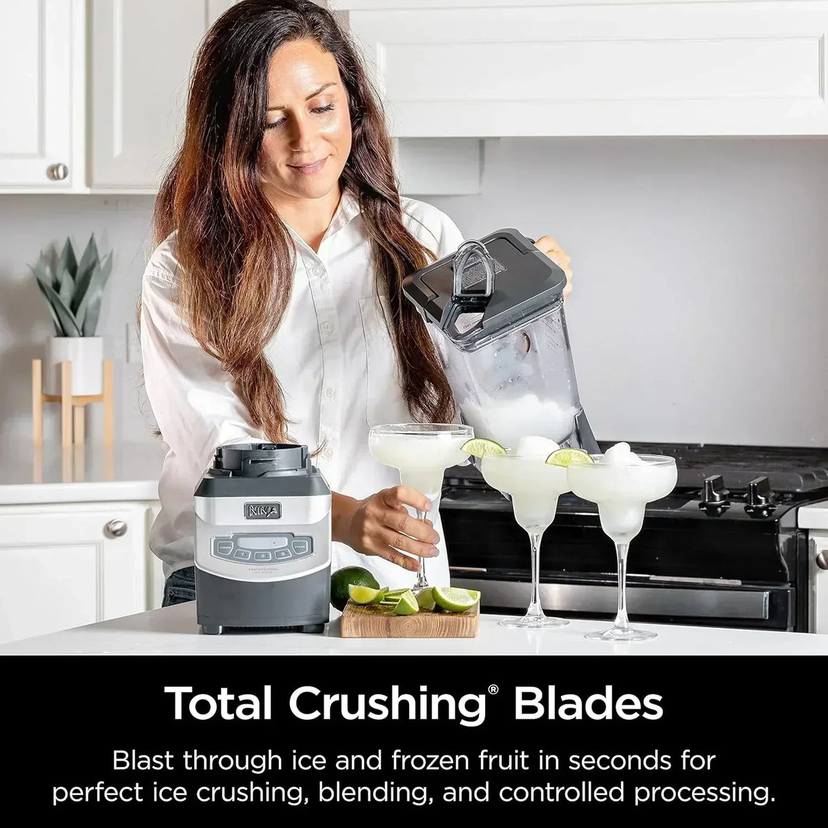 Ninja BL610 Professional 72 Oz Countertop Blender 1000-Watt Base Total Crushing Technology