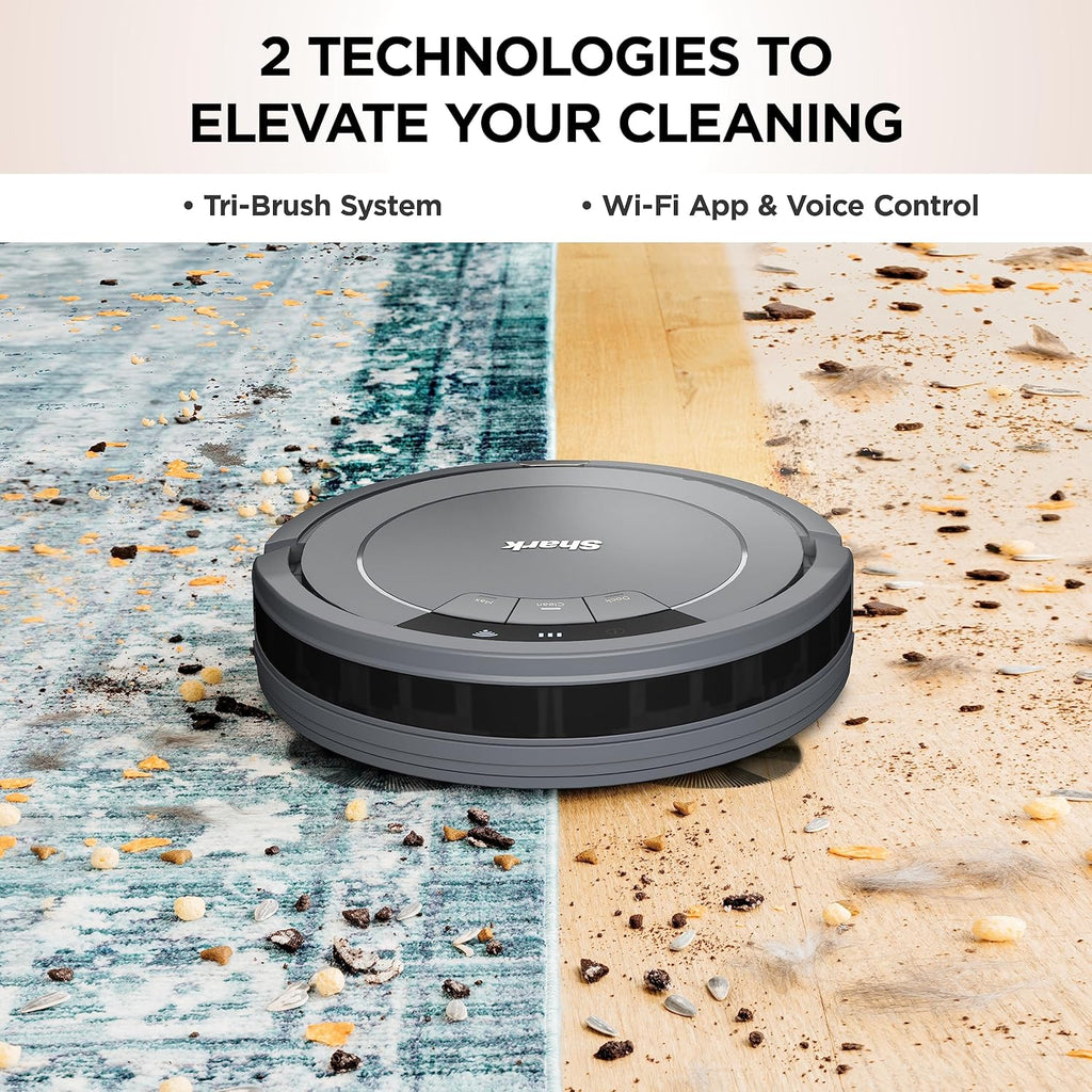 Robotic vacuum cleaner Voice Control Robot Vacuum with Matrix Clean Navigation, Home Mapping, 60-Day Capacity, XL Self-Empty Base for Homes with Pets, Carpet & Hard Floors