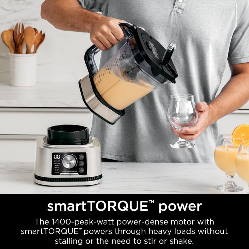 Ninja Mixer and Food Processor Combination Bowl 6 Features 72 Ounce Pitcher