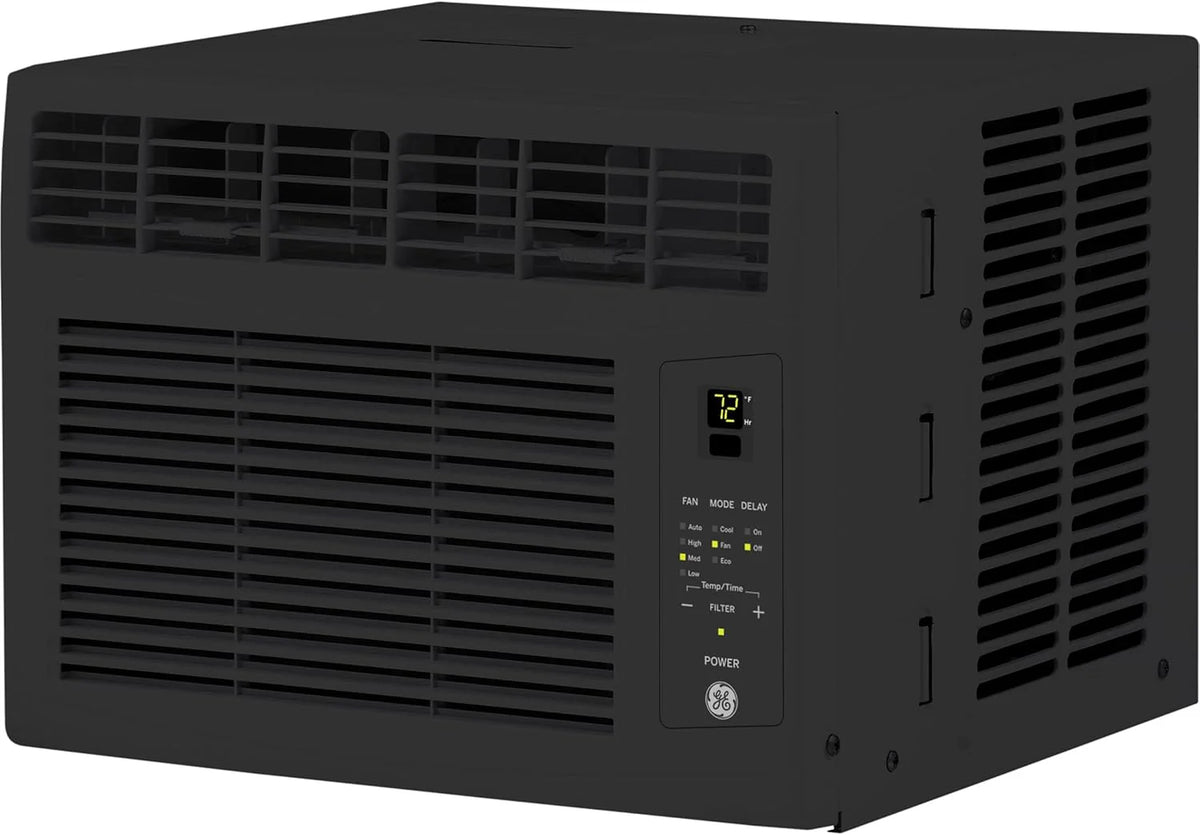 GE Window Air Conditioner Unit, 5,000 BTU for Small Rooms up to 150 sq ft.