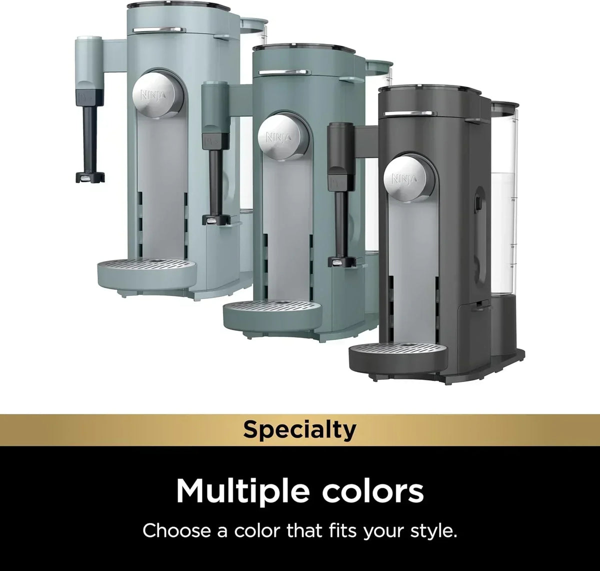 Ninja Single Serve Coffee Maker 56 oz Reservoir Stone