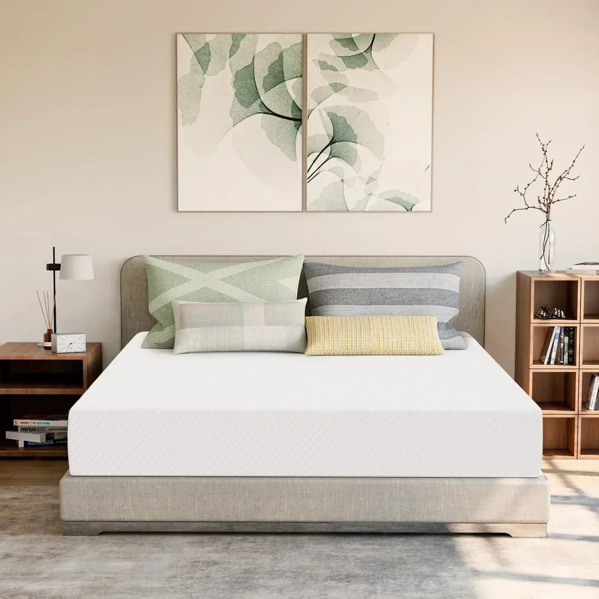 GAESTE 8-inch Fully Cooling Gel Memory Foam Mattress Mattress-in-a-Box