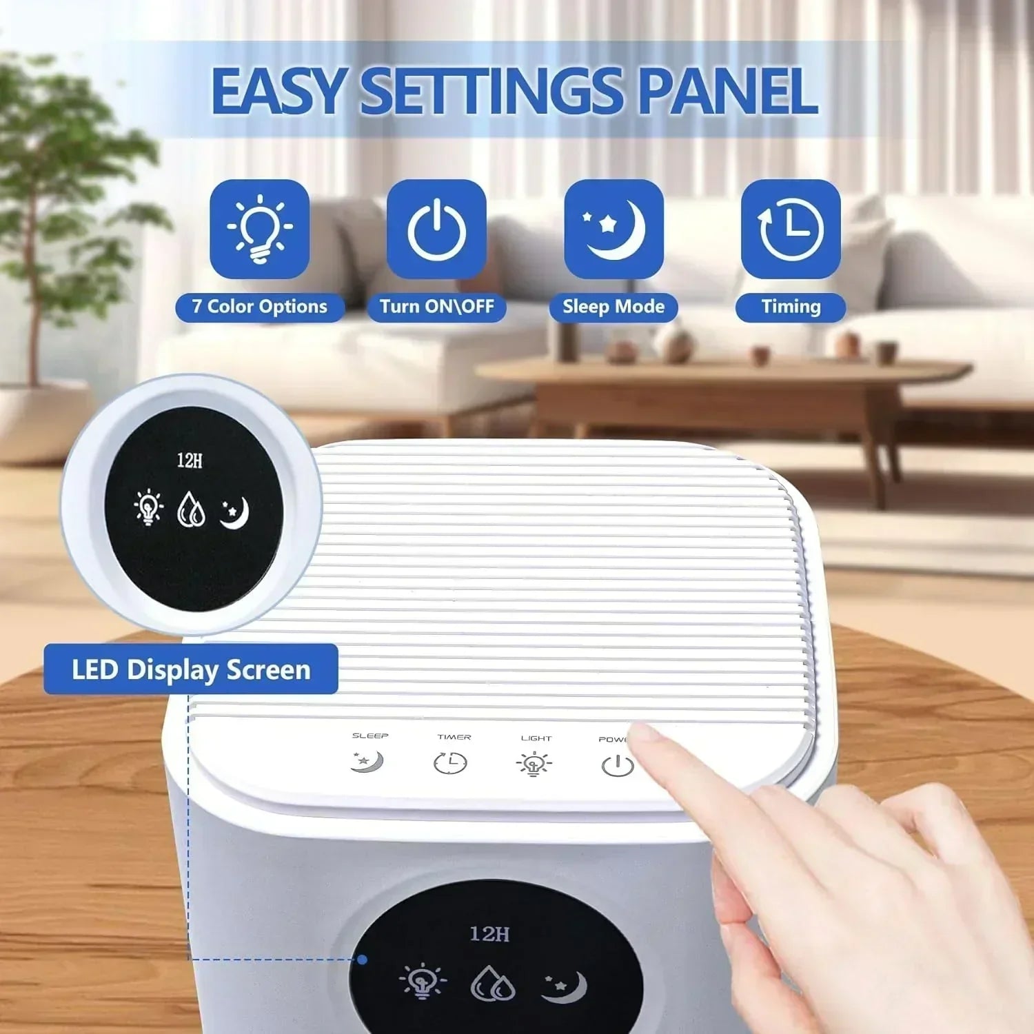 Dehumidifier 2 in 1 Humidifier Dehumidifier Combo 102 OZ Water Tank Dehumidifiers for Home Bedroom