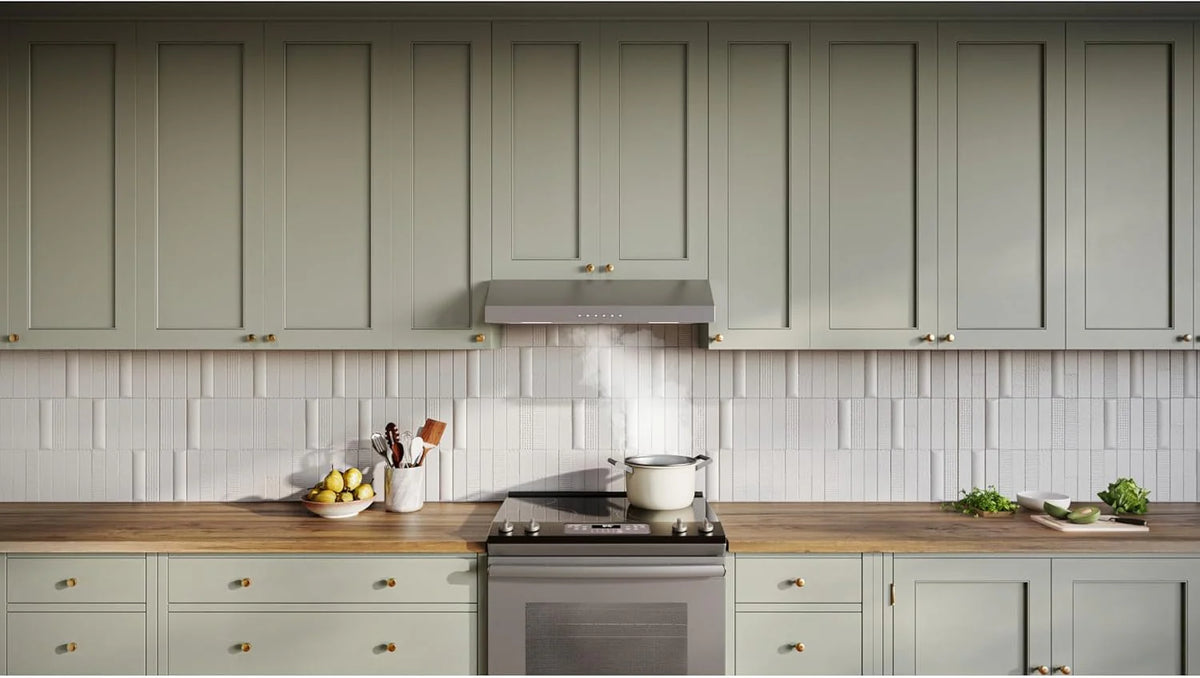 Broan-NuTone Three-Speed Glacier Undercabinet Range Hood with LED Light, ADA Compliant