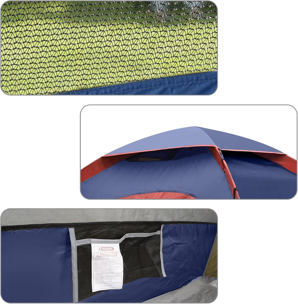 Camping Tent 2/3/4/6 Person Dome Tent Portable Camping Tent Outdoor and Backpacking Beach