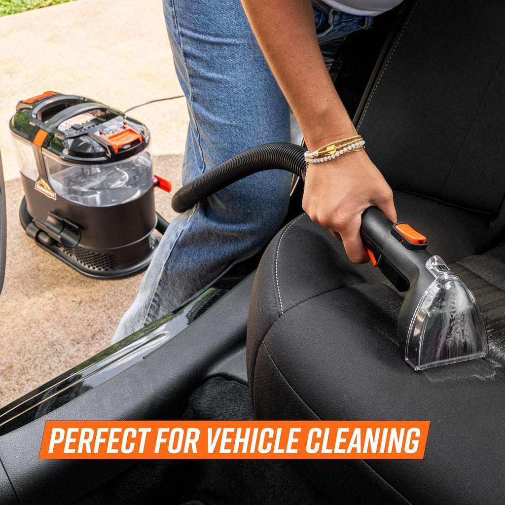 7 Amp Portable Spot Cleaner for Car Cleaning Carpet and Upholstery Stain Removal