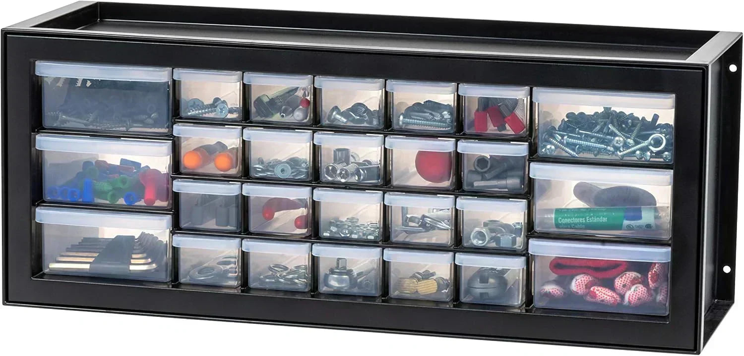 IRIS USA Screw Tool Organizer Small Parts Cabinet Chest Storage Drawers Organization Toolbox