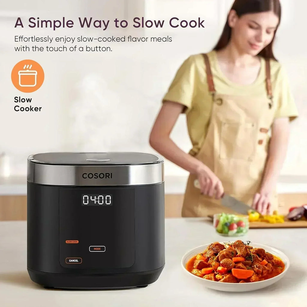 COSORI Rice Cooker 10 Cup 24h Keep Warm 18 Functions Fuzzy Logic Rice Maker