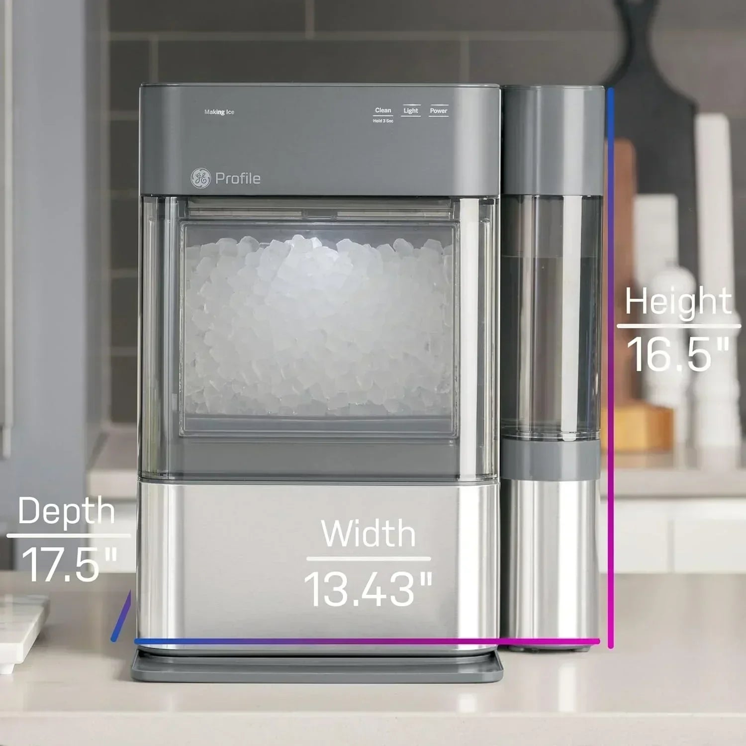 GE Profile Opal 2.0 with 0.75 Gallon Tank Chewable Crunchable Countertop Nugget Ice Maker