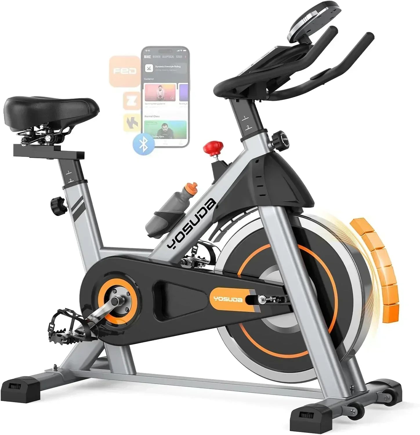 Arita brand fitness bicycle Home fixed fitness treadmill Low noise design tablet stand