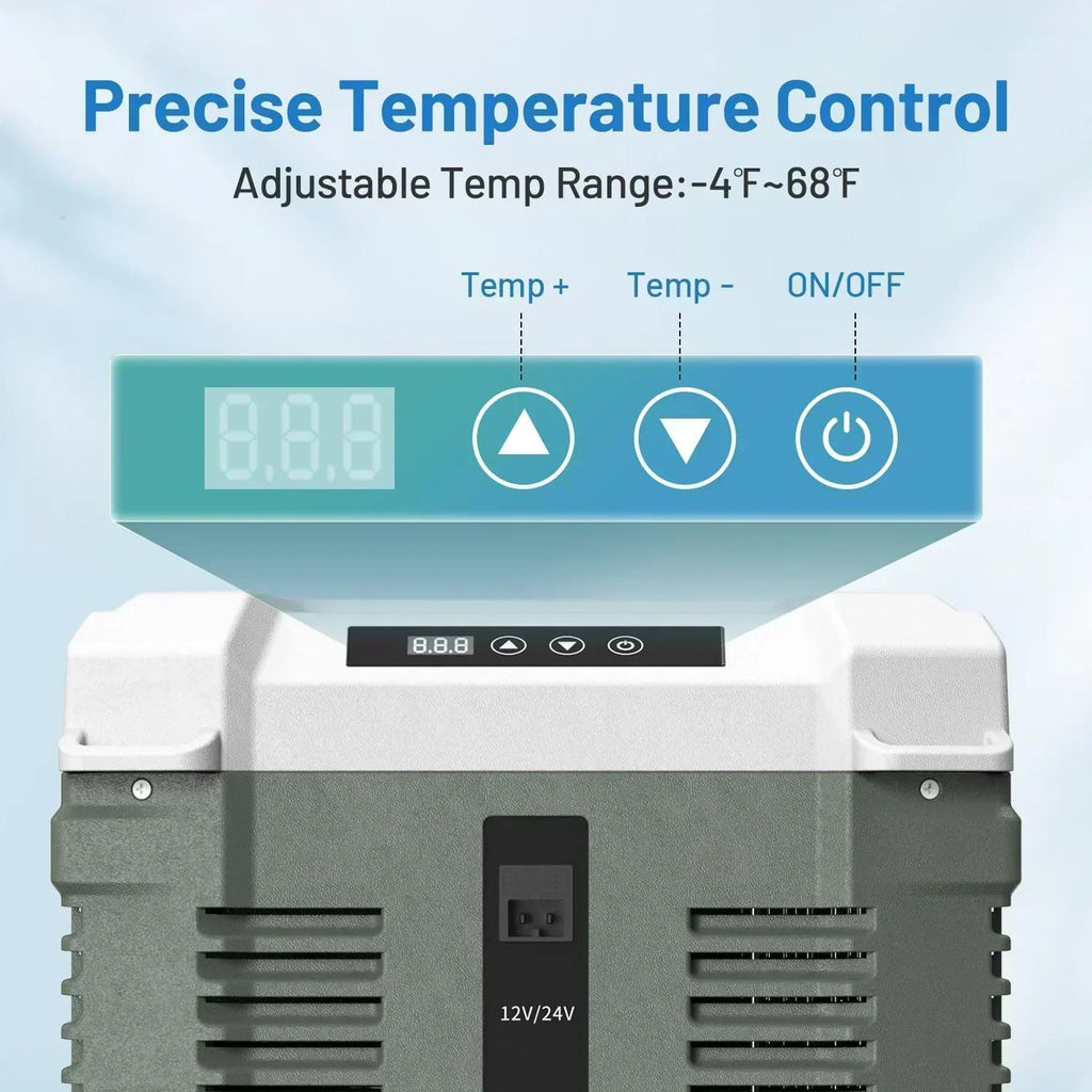 Alpicool 12 Volt Refrigerator 12V Car Fridge 10 Quart Small Car Refrigerator Portable Fridge 12/24V