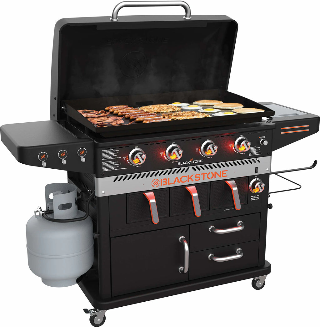 Blackstone 4 Burner and Air Fryer Combo 36