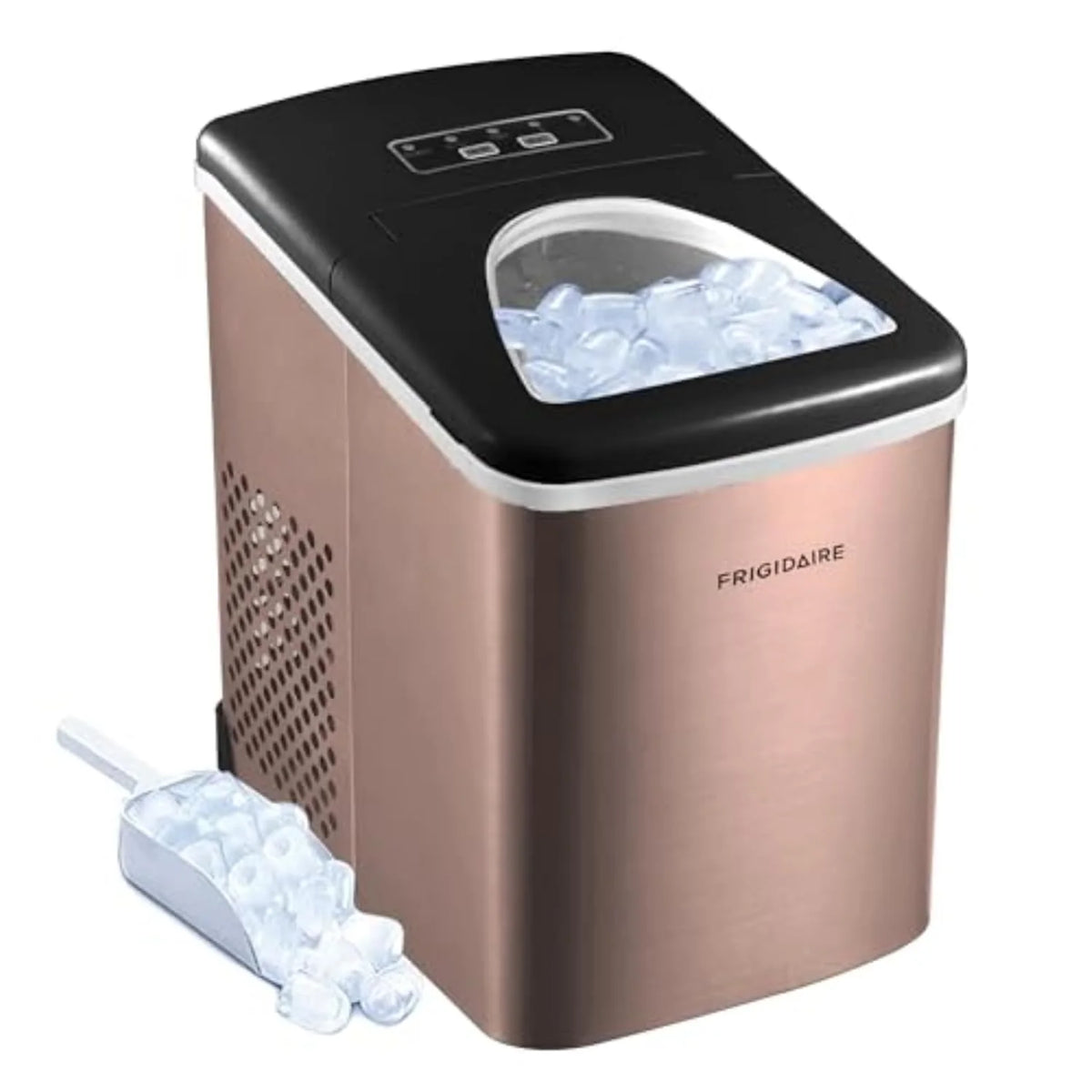 Frigidaire 26 Lbs per Day Portable Compact Maker, Ice Making Machine, Stainless, Medium