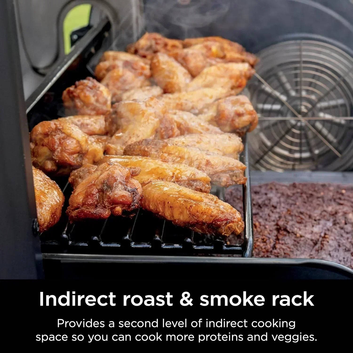 Ninja FlexFlame Grill and Smoker Electric Propane Grill Roaster BBQ Grill 5-in-1 Cooking System