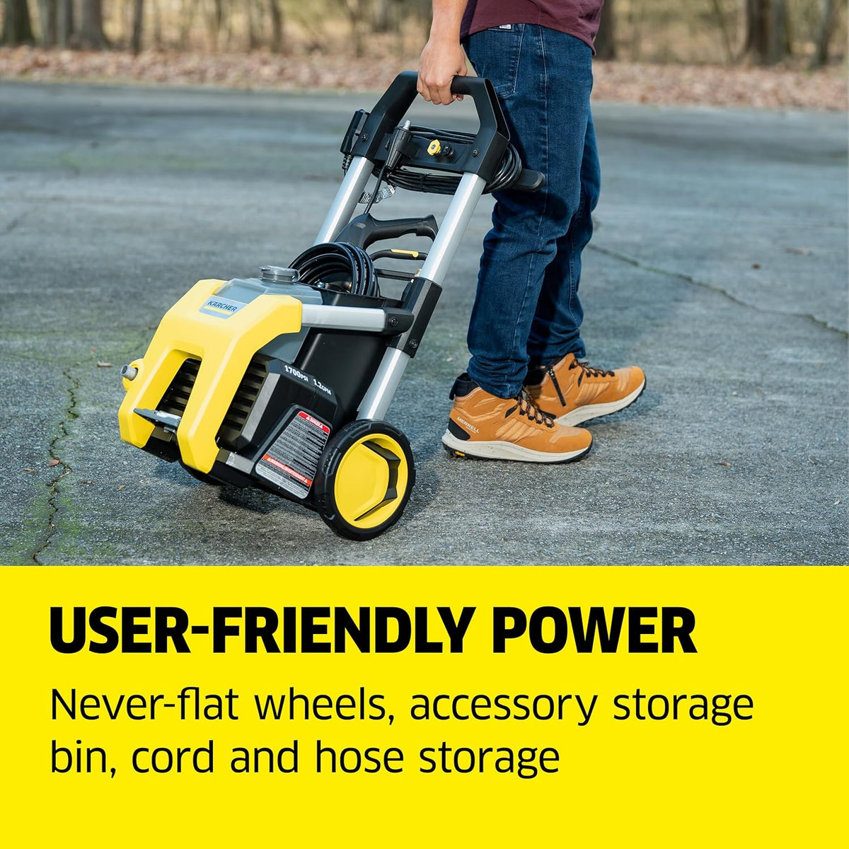Kärcher Pressure Washer K1700 3 nozzles detergent box