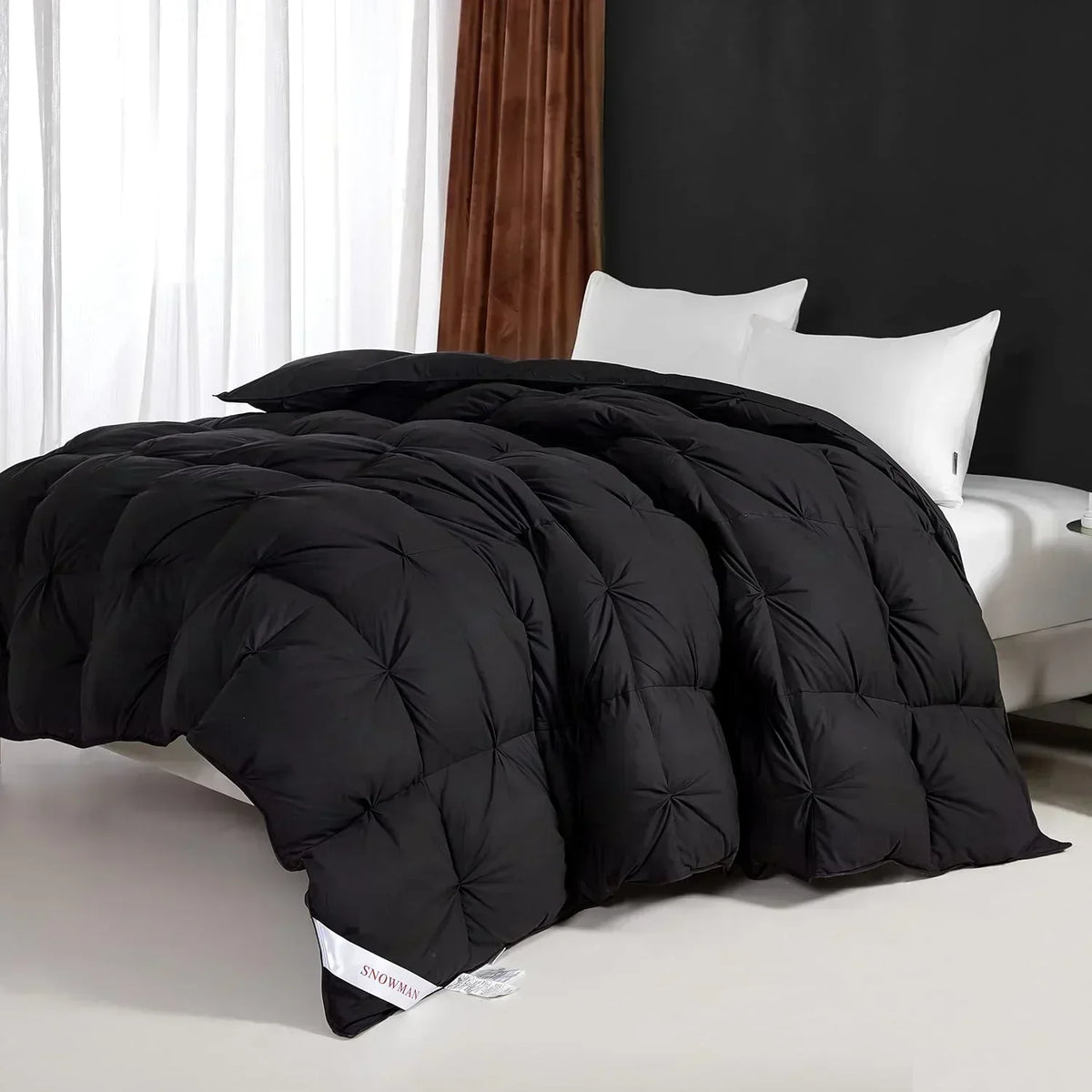 Premium Down Comforter 3D Baffle Box Design
