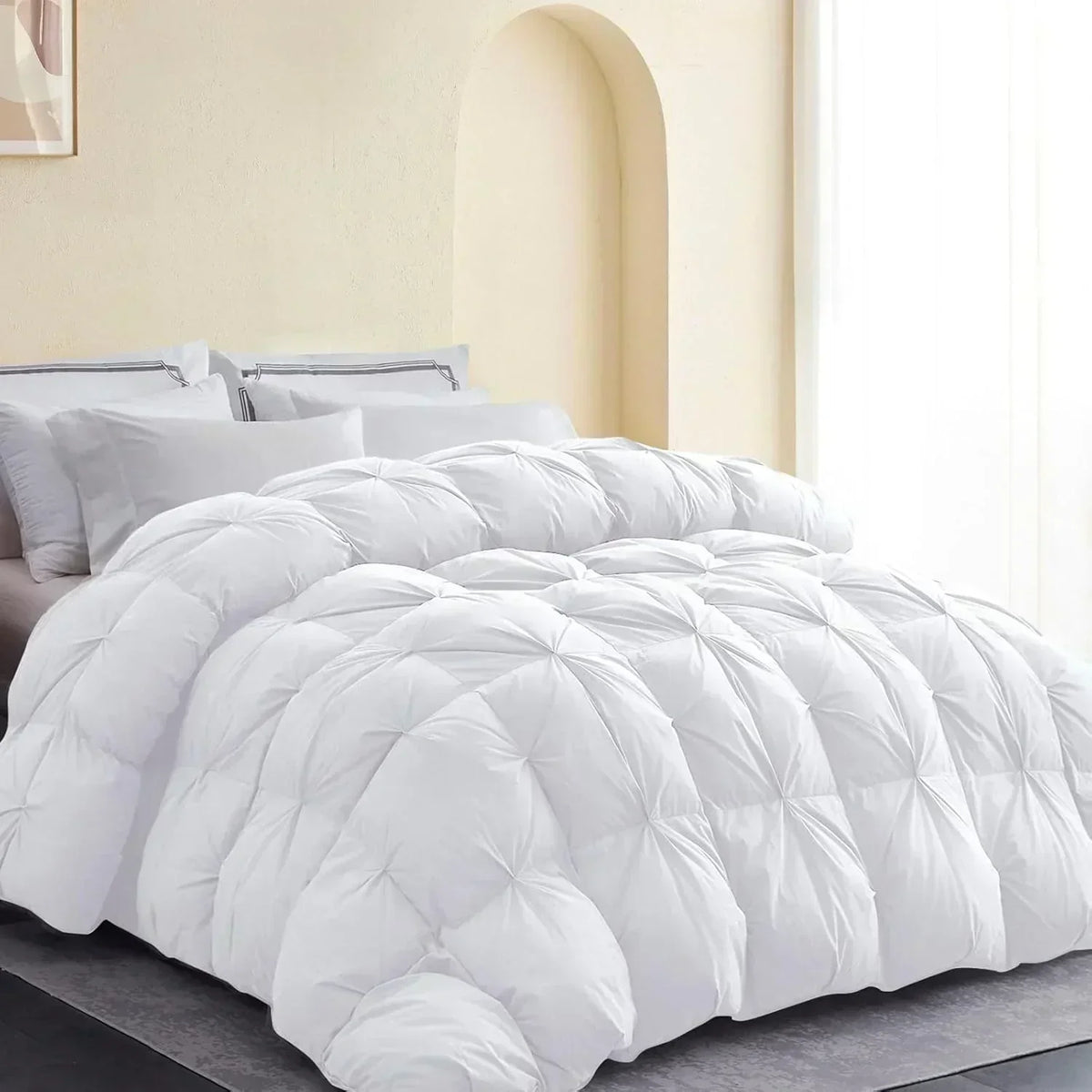 Premium Down Comforter 3D Baffle Box Design