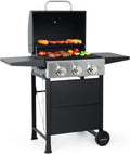MASTER COOK 3 Burners Propane Grill, 472 Sq.In Cooking Area with Warming Rack