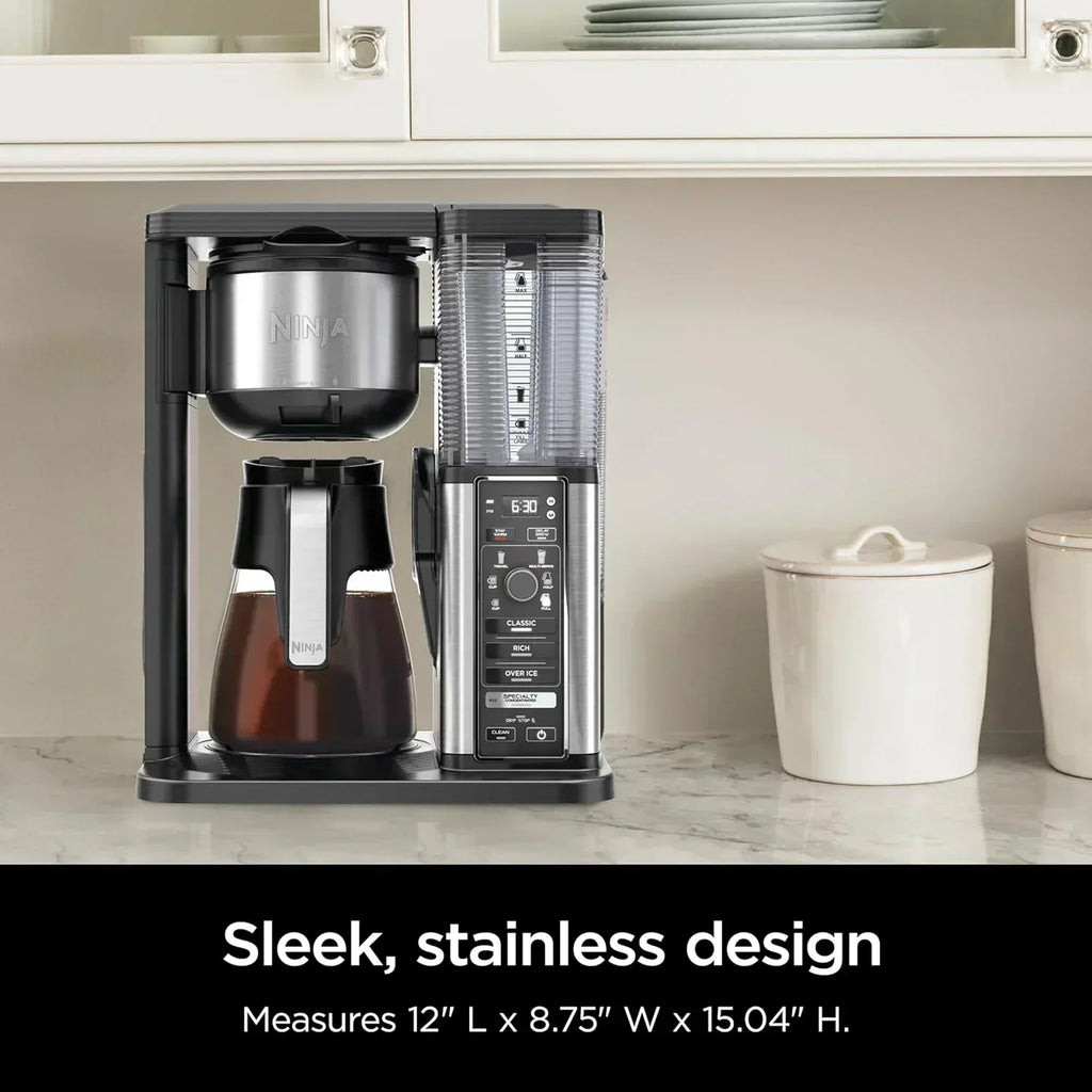 Extra Large Hot and Iced Coffee Maker with Fast Cold Brew 4 Brewing Methods 8 Sizes