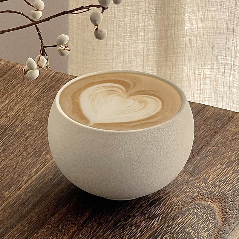 Einzigartige handgefertigte Vintage-Kaffeetasse aus Keramik, rustikale glasierte Tasse, Geschenk f��r Kaffeeliebhaber