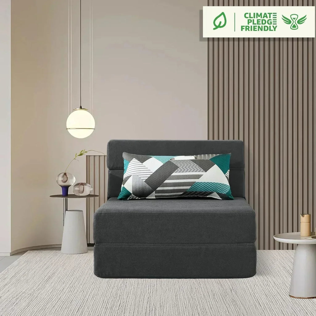60 inch pull out sofa bed memory foam sofa with 2 pillows futon bed guest bed and pull out sofa