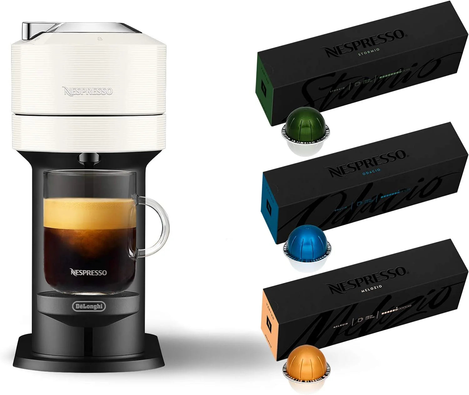 Nespresso Vertuo Next by De��Longhi White Coffee & Espresso Machine