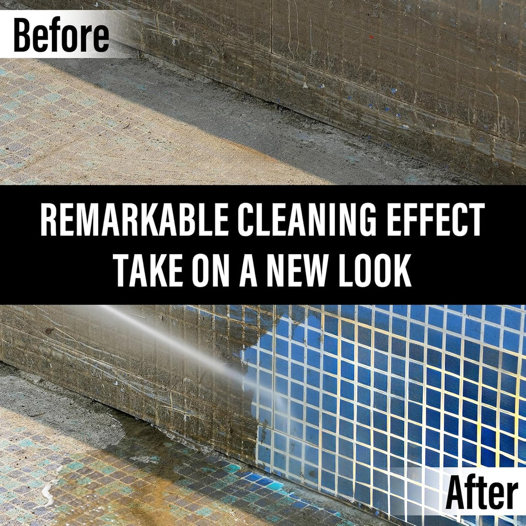 MZK electric high-pressure cleaner with 360�� quick-connect nozzle and easily replaceable foam cannon