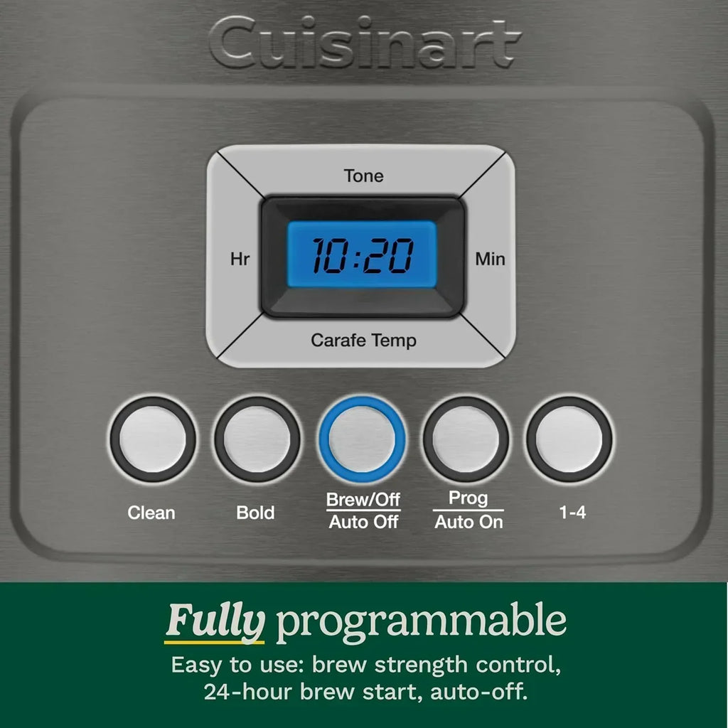 Cuisinart DCC-3200P1 Coffee Maker Fully Automatic with Brew Strength Control