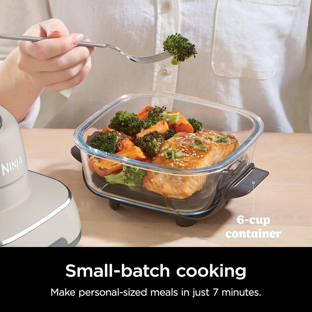 Ninja Crispi 4-in-1 Portable Glass Air Fryer Cooking System