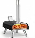 BIG HORN OUTDOORS 12 Multi-Fuel Pizza Oven, Portable Outdoor Pizza Oven, Wood Fired