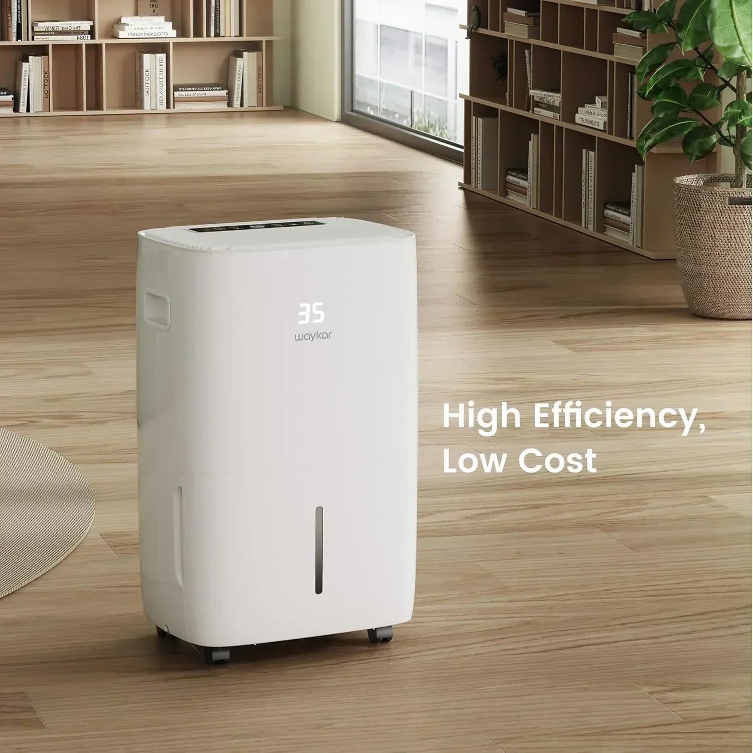 Waykar 2000 Sq Ft Dehumidifier for Home and Basements with Auto or Manual Drainage