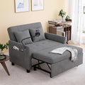 Sleeper Sofa Bed, 3 in 1 Convertible Sleeper Couch Bed Pull Out, Small Loveseat Sofa, Futon Sofa Bed Full Size, 46 Velvet Love Seat