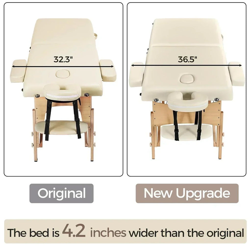 Yaheetech Massage Table Portable Lash Beds Spa Bed Massage Couch Foldable Spa Tables