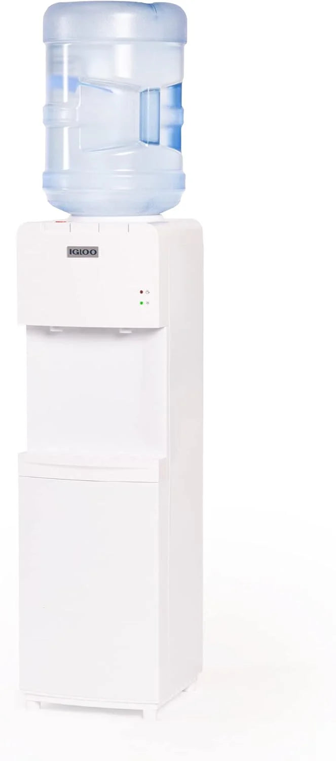 Igloo Bottom Loading Water Dispenser Hot, Cold and Room Temperature Water Dispenser White
