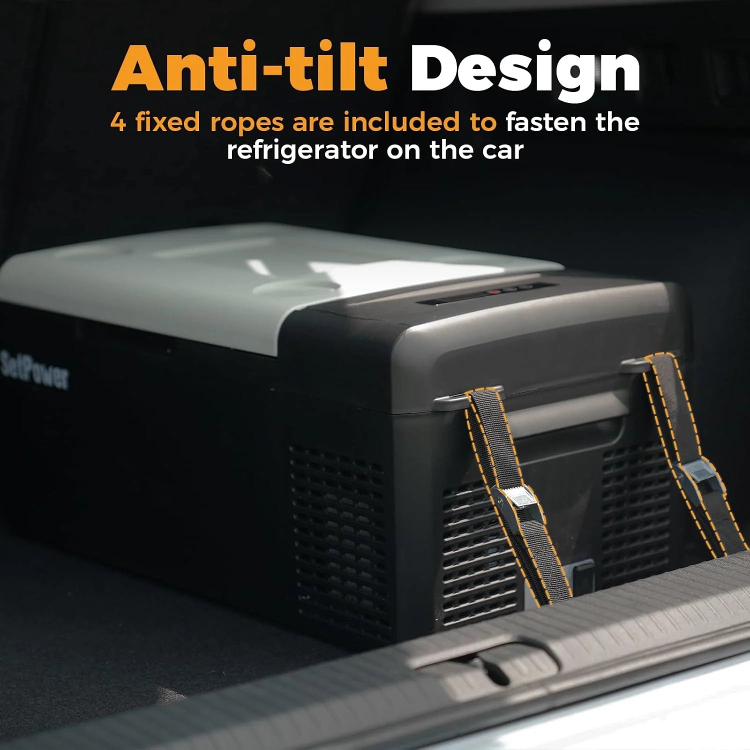 12V Refrigerator 21 Quart Portable Freezer 50 Hours Keep Cool,Electric Cooler for Vehicles Car Refrigerator 12V Portable Fridge for Car Camping Truck Van RV SUV Road Trip Travel RF20