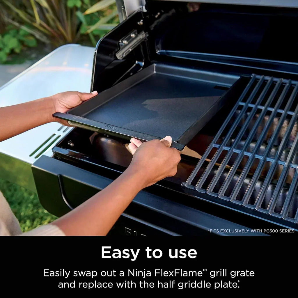 Ninja FlexFlame Grill and Smoker Electric Propane Grill Roaster BBQ Grill 5-in-1 Cooking System