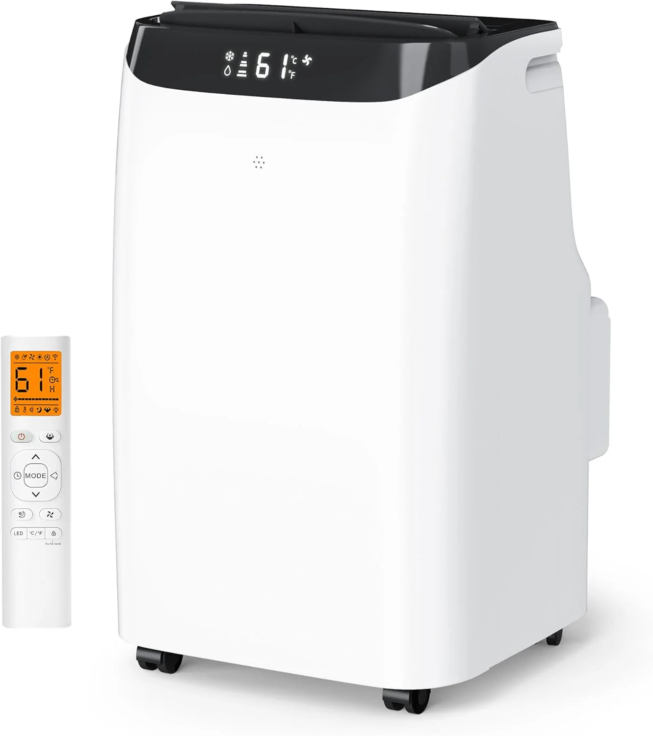 16,000 BTU Inverter Portable Air Conditioner with Remote, Free Stand Cooling Portable AC Unit for Room up to 800 sq.ft, with Dehumidifier & Fan,Dual Hose,Windows Kit,Quiet Sleep Mode(45dB)