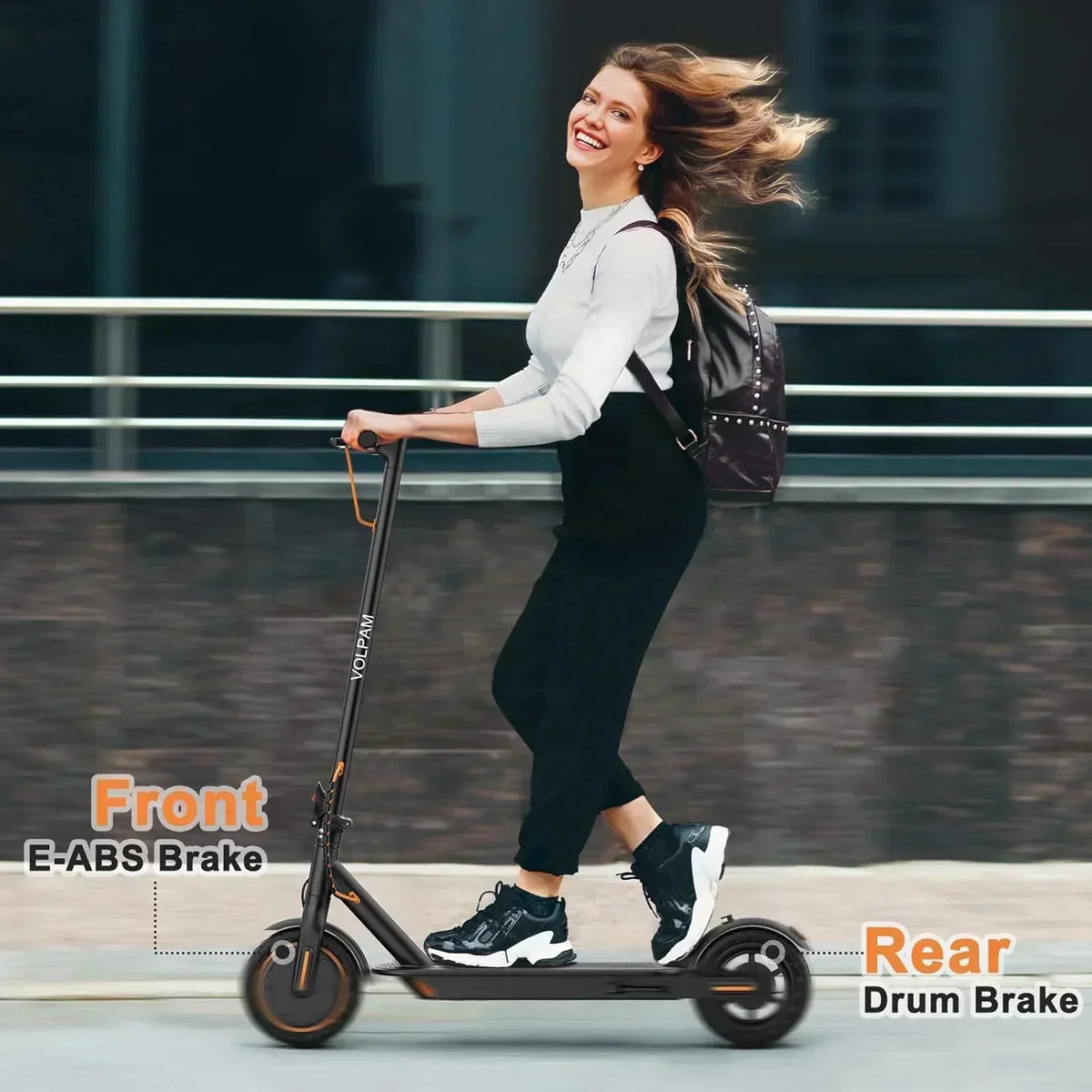 Electric Scooter 350W/500W Powerful Motor 8.5/10 Solid Tires 19/22Mph 28/21/12 Miles Range