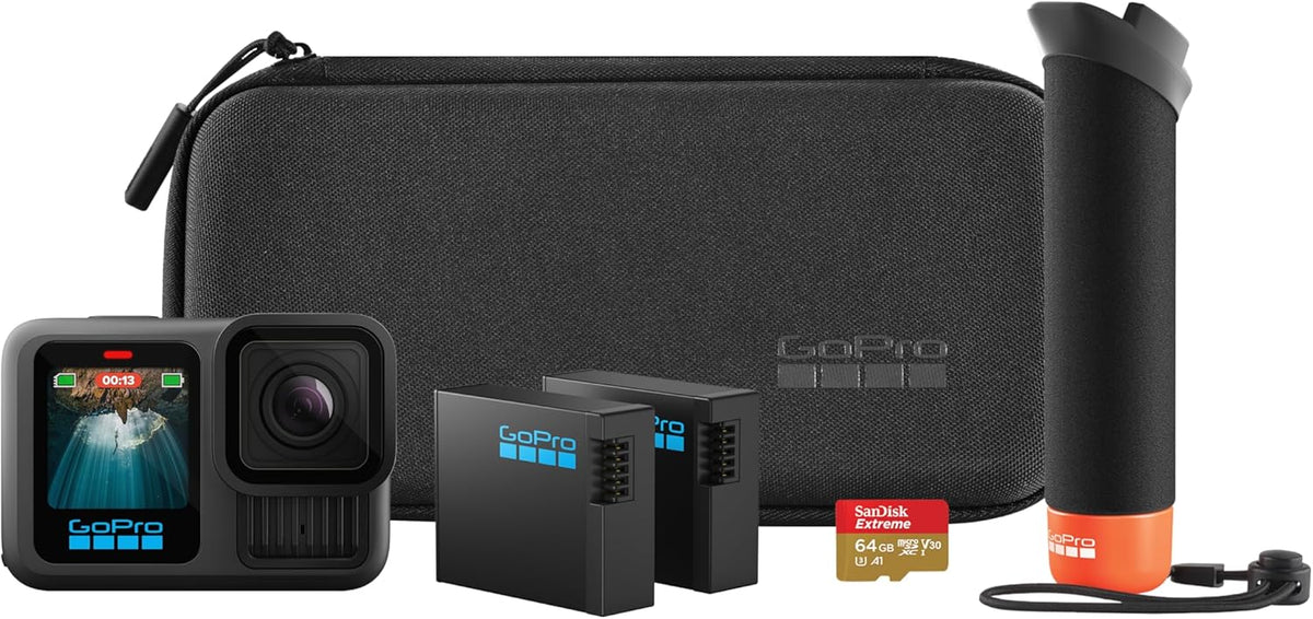 Black - Waterproof Action Camera with 5.3K60 Video, 27MP Photo + Compatability with HB-Series Lenses