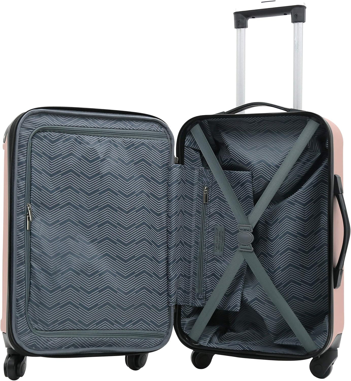 Hardside Travel Luggage Lilac Set of 4