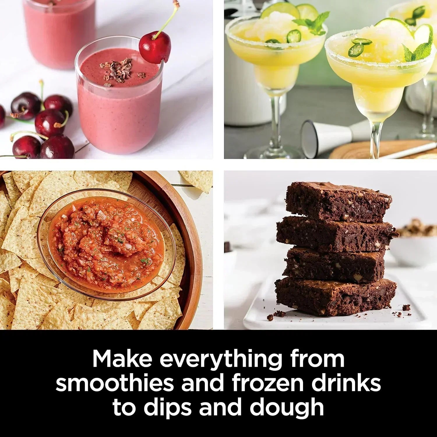 Ninja Blender Compact Kitchen System for Smoothies Doughs and Frozen Drinks with Auto-IQ