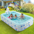 Inflatable Pool for Kids and Adults Blow up Swimming Pool Sprinkler Thicken Oversized Pools