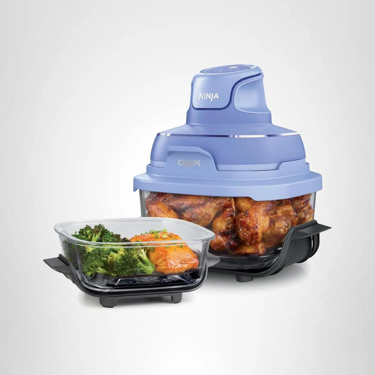 Ninja Crispi 4-in-1 Glass Air Fryer 4QT Glass Containers Microwave,Freezer,Dishwasher Safe