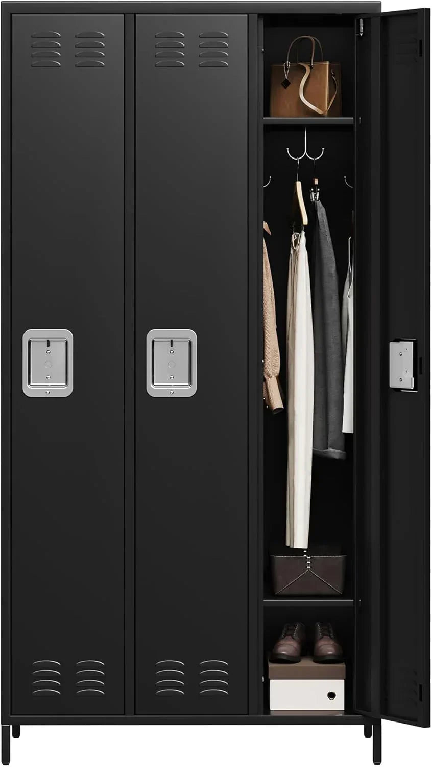 GAOMON Locker for Employees 6 Doors Locker Cabinet with Hooks Storage Locker