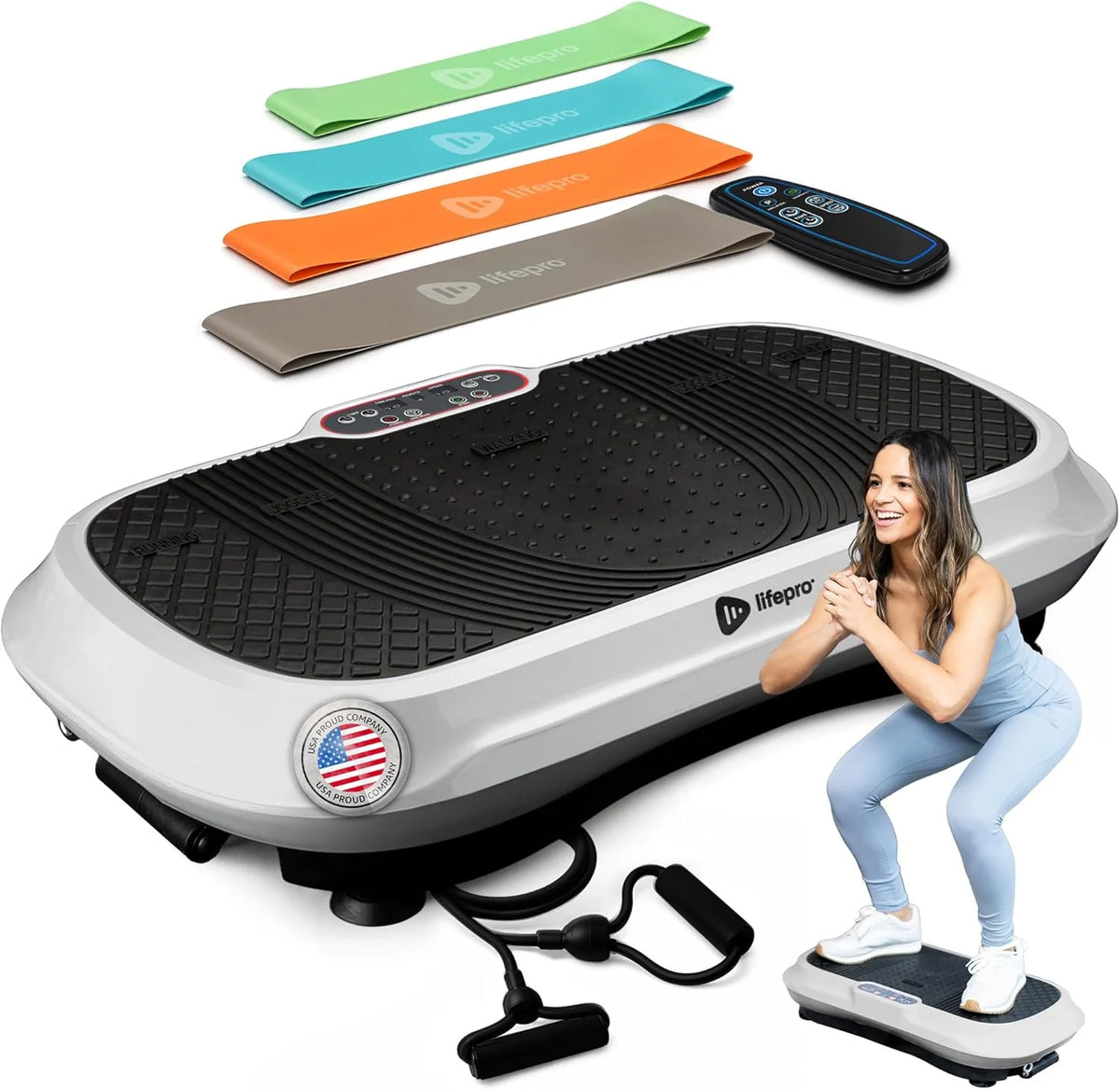 Lifepro Waver Vibration Plate Exercise Machine for Lymphatic Drainage, Muscle Activation