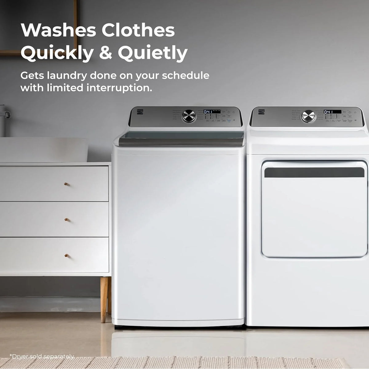 Kenmore 4.5 cu. ft. Top Load Washer with Triple Action Impeller for Tough Dirt Stains