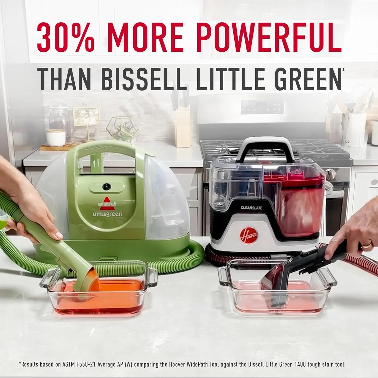 Hoover CleanSlate Plus Portable Carpet & Upholstery Spot Cleaner with Powerful Suction and Multiple Tools