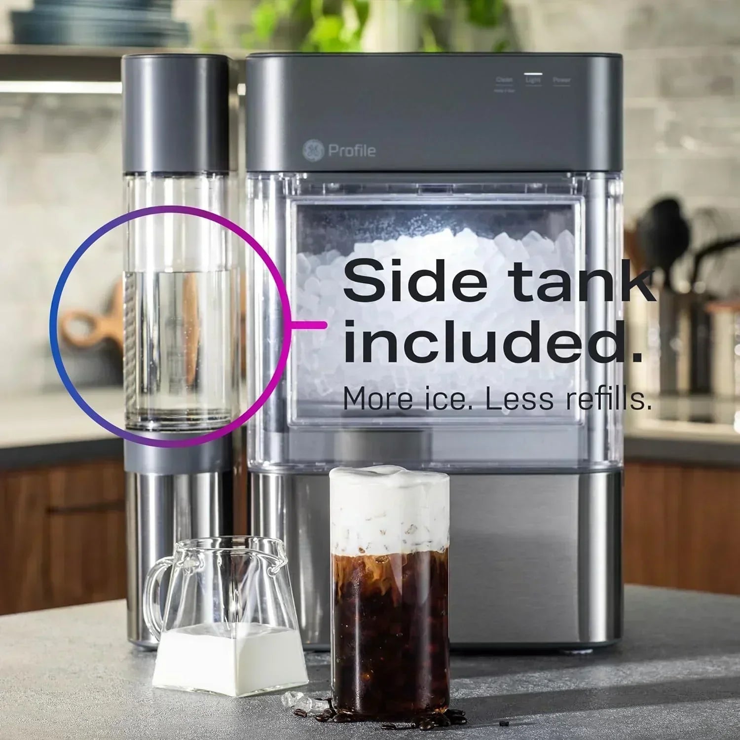 GE Profile Opal 2.0 with 0.75 Gallon Tank Chewable Crunchable Countertop Nugget Ice Maker