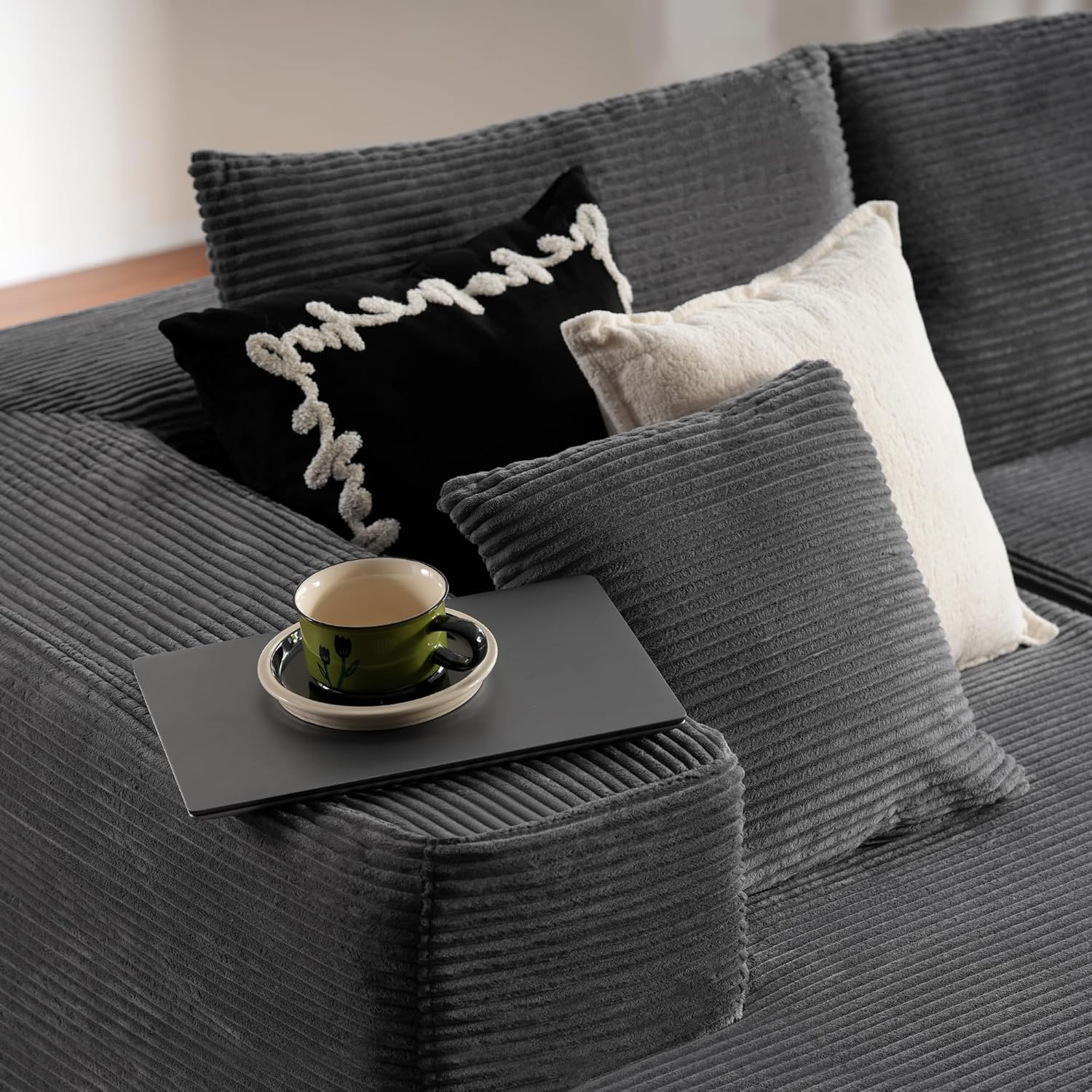 Ovios 104 Cloud Section Sofa L-shaped lounge chair, modern modular sofa
