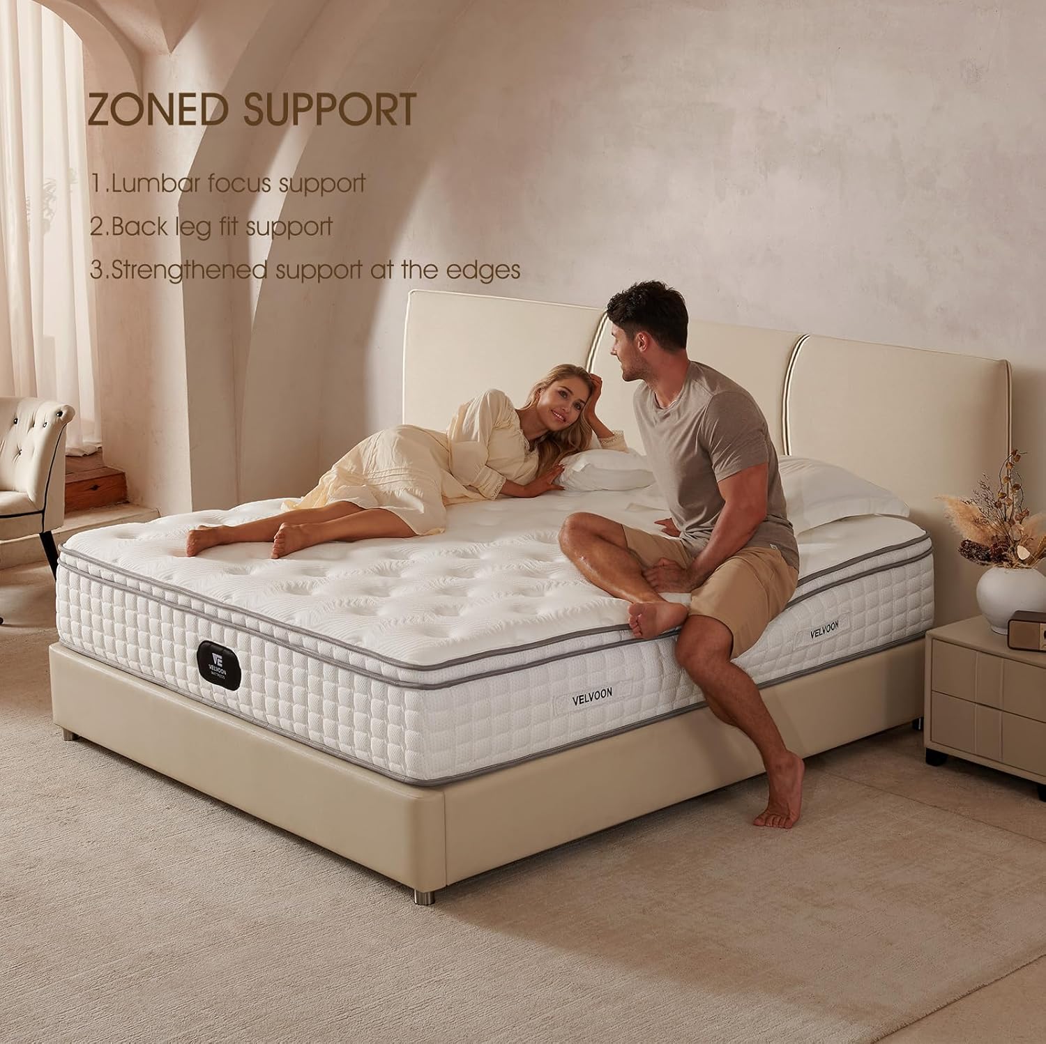 Queen Mattress,12 inch Cooling Gel Memory Foam Mattress,Cool Sleep,Pressure Relief with Medium Firm Support,Improves Sleep,CertiPUR-US Certified for Materials,No Fiberglass,Mattress in a Box